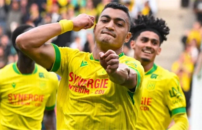 نانت يخسر أمام نيس 1-0 فى الدورى الفرنسى بمشاركة مصطفى محمد 