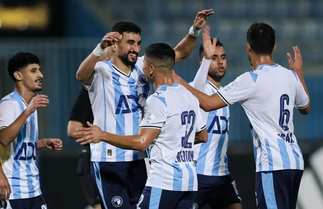 بيراميدز يتقدم على أوكلاند سيتى بهدف دون مقابل فى الشوط الأول 