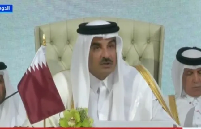 أمير قطر: يجب اتخاذ إجراءات وتدابير قوية لوقف الانتهاكات الإسرائيلية 