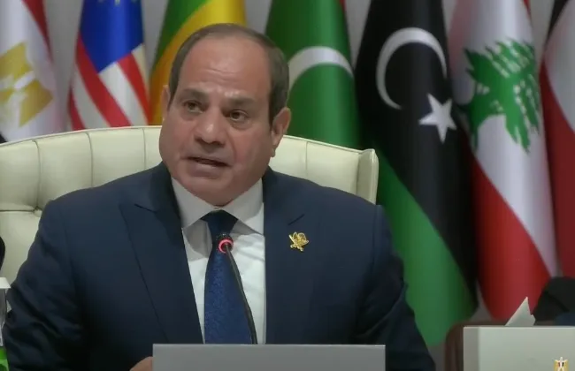الرئيس السيسى: سلوك إسرائيل المنفلت يدفع المنطقة نحو دوامة خطيرة من التصعيد ولن نقبل به 