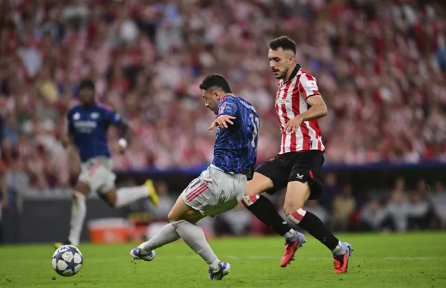 ملخص وأهداف أتلتيك بيلباو ضد أرسنال 0-2 فى دورى أبطال أوروبا 